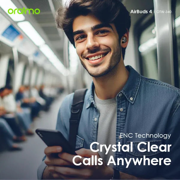 oraimo AirBuds 4 ENC True Wireless Earbuds