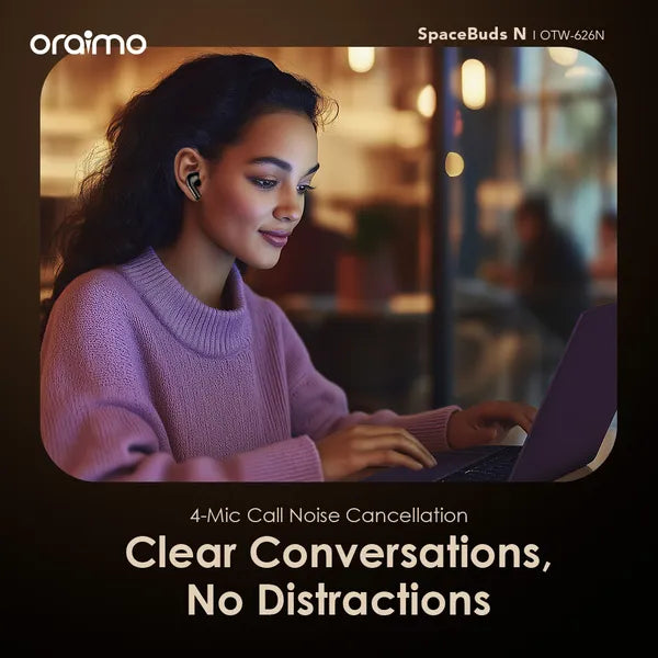 oraimo SpaceBuds N ANC Wireless Earbuds