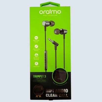 Oraimo Trumpet 3 wired earphone